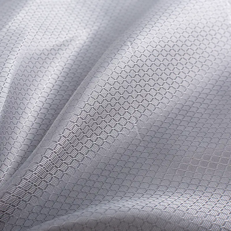 Hexagon Jacquard Oxford Fabric